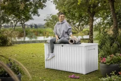 Sale 170 Gallon Deck Box - White Large Deck Boxes