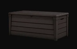 Discount Brightwood 120 Gallon Deck Box - Brown Large Deck Boxes