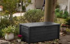 Clearance Brightwood 120 Gallon Deck Box - Graphite Large Deck Boxes