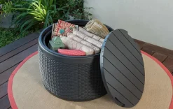 Online Circa 37 Gallon Deck Box - Graphite Small Deck Boxes|Outdoor Side Tables