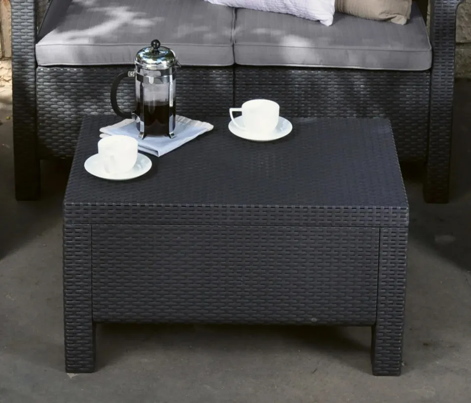 Best Corfu 4-Piece Patio Seating Set - Graphite Patio Furniture Sets