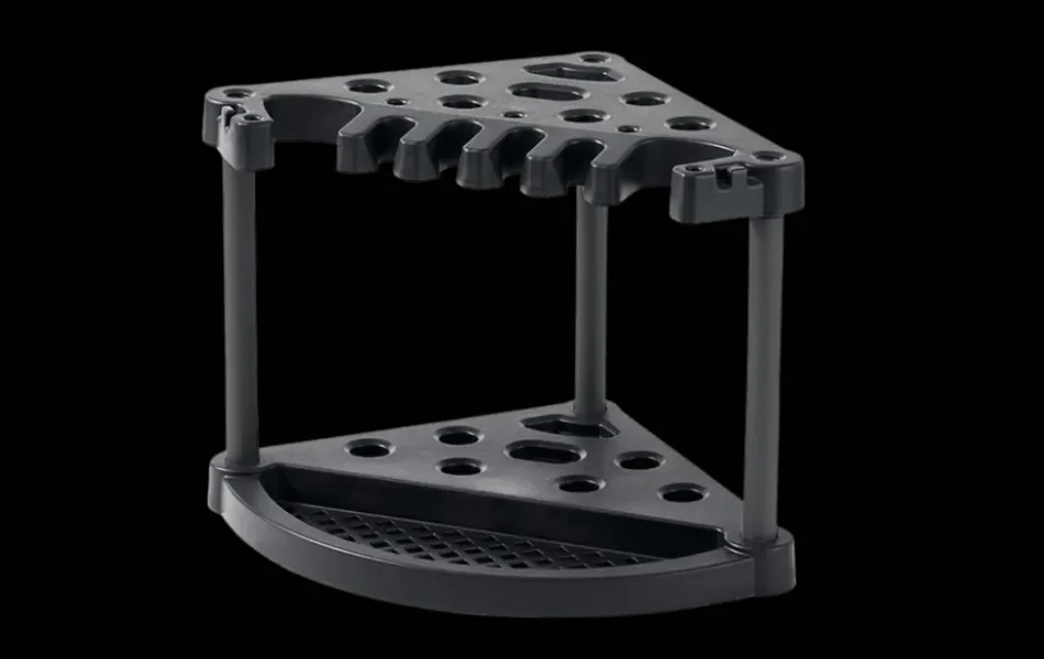Sale Corner Tool Rack - Black Shed Shelving & Accessories