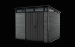 New Cortina 9x7 Storage Shed - Graphite Medium Sheds