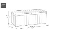 Sale Darwin 100 Gallon Deck Box - Graphite Small Deck Boxes