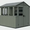 Hot Darwin 6x8 Potting Shed - Green Medium Sheds
