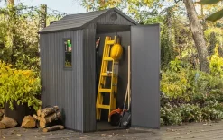 Best Darwin 4x6 Storage Shed - Graphite Small Sheds