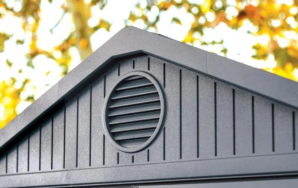 Clearance Darwin 6x6 Storage Shed - Graphite Medium Sheds