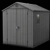 Discount Darwin 6x8 Storage Shed - Graphite Medium Sheds