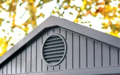 Discount Darwin 6x8 Storage Shed - Graphite Medium Sheds