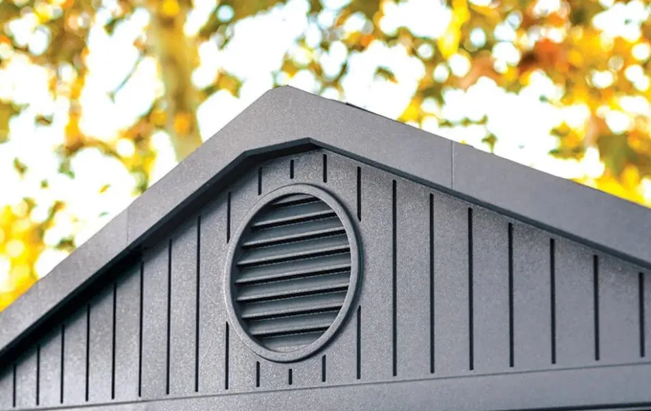 Discount Darwin 6x8 Storage Shed - Graphite Medium Sheds