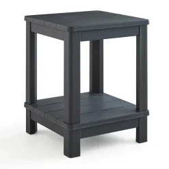 Best Deluxe Adirondack Side Table - Graphite Outdoor Side Tables