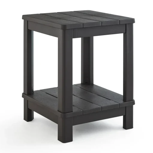 Discount Deluxe Adirondack Side Table - Brown Outdoor Side Tables