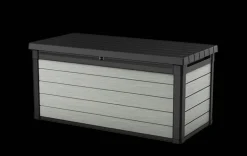 Hot Denali 150 Gallon Deck Box - Grey Large Deck Boxes