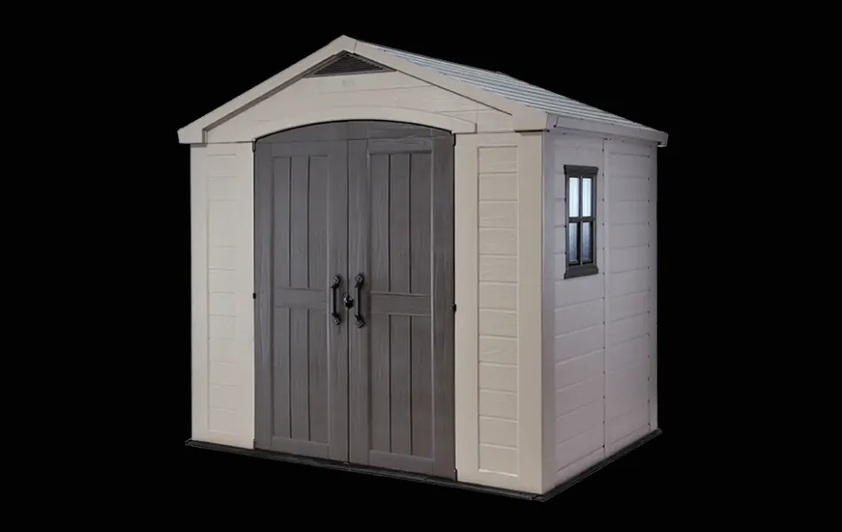 Best Factor 8x6 Storage Shed - Brown Medium Sheds