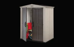 Factor 6x3 Storage Shed - Brown Small Sheds