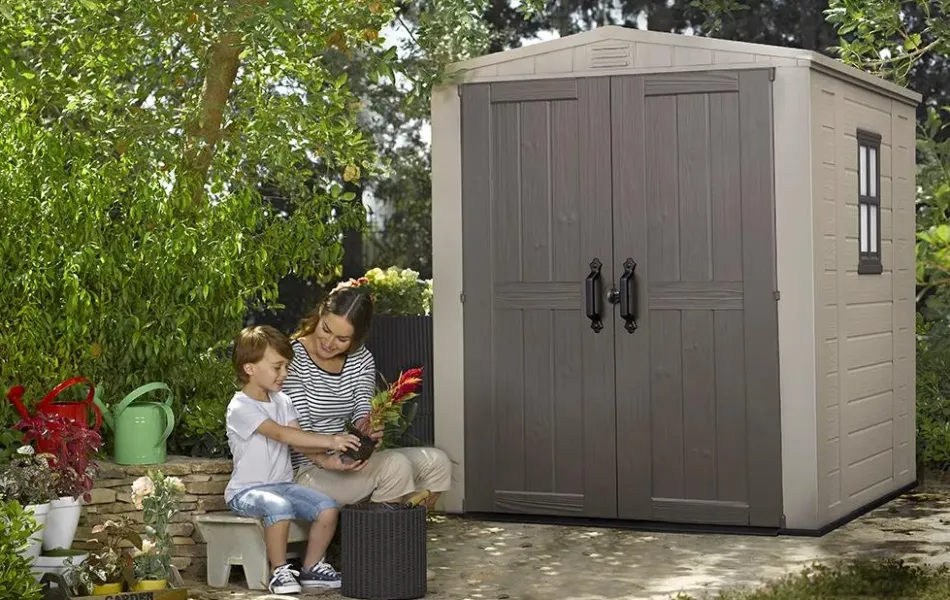 Sale Factor 6x6 Storage Shed - Brown Medium Sheds