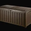 Glenwood 101 Gallon Deck Box - Brown Large Deck Boxes