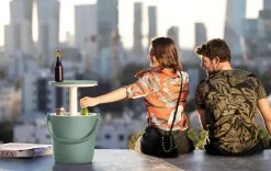 Outlet Go Bar Portable 4.3 Gallon Cooler - Green Cool Bars