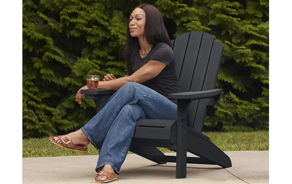 Outlet Kiawah Adirondack Chair - Graphite Adirondack Chairs