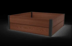 Discount Maple Raised Garden Bed - Brown Garden Beds