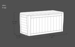 Hot Marvel 71 Gallon Deck Box - Beige Small Deck Boxes