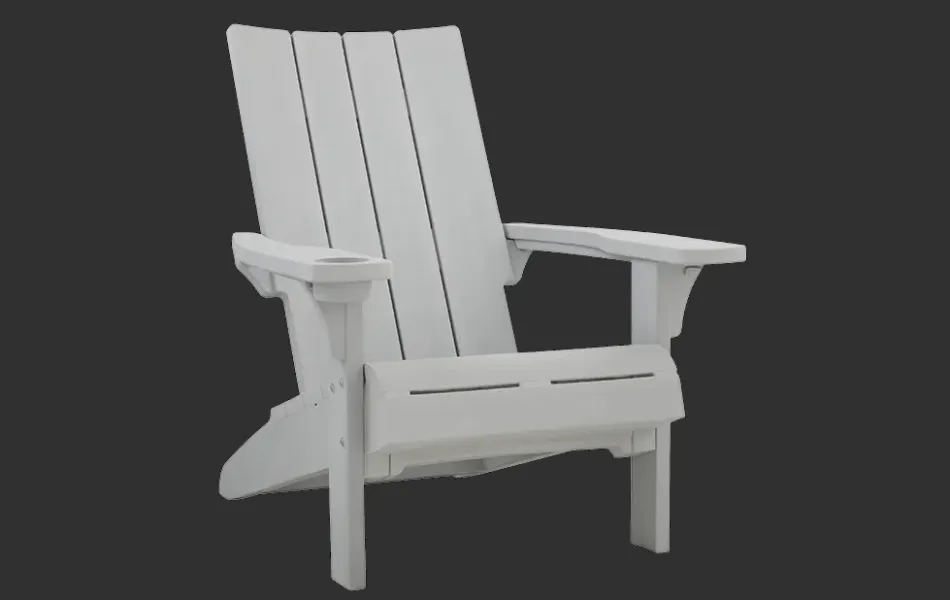 Outlet Modern Adirondack Chair - Grey Adirondack Chairs