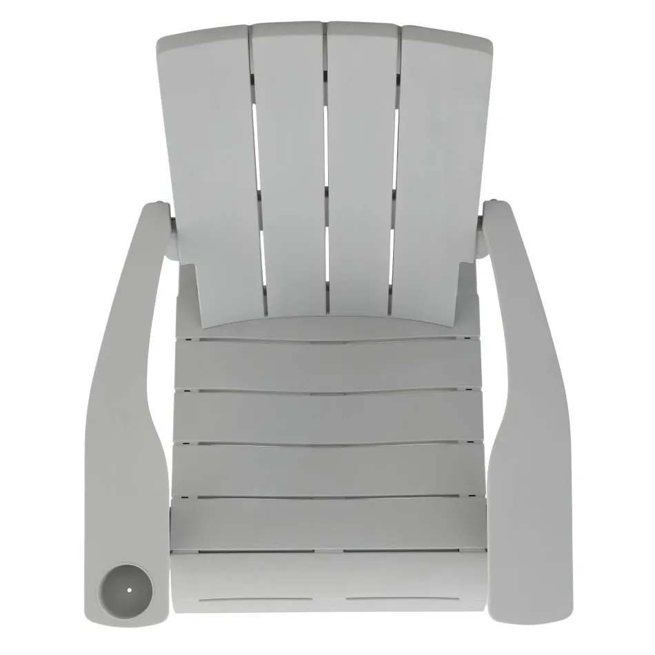 Outlet Modern Adirondack Chair - Grey Adirondack Chairs