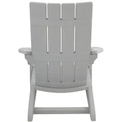 Outlet Modern Adirondack Chair - Grey Adirondack Chairs