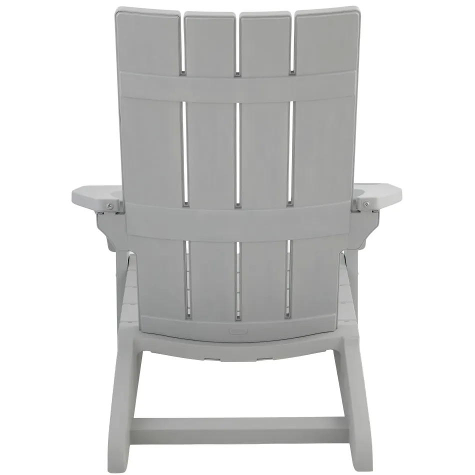 Outlet Modern Adirondack Chair - Grey Adirondack Chairs