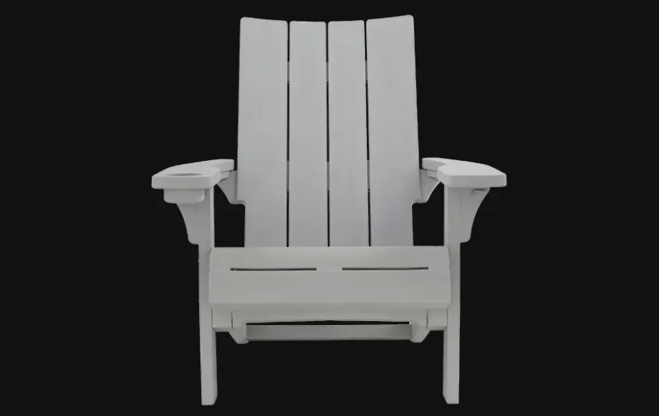 Outlet Modern Adirondack Chair - Grey Adirondack Chairs
