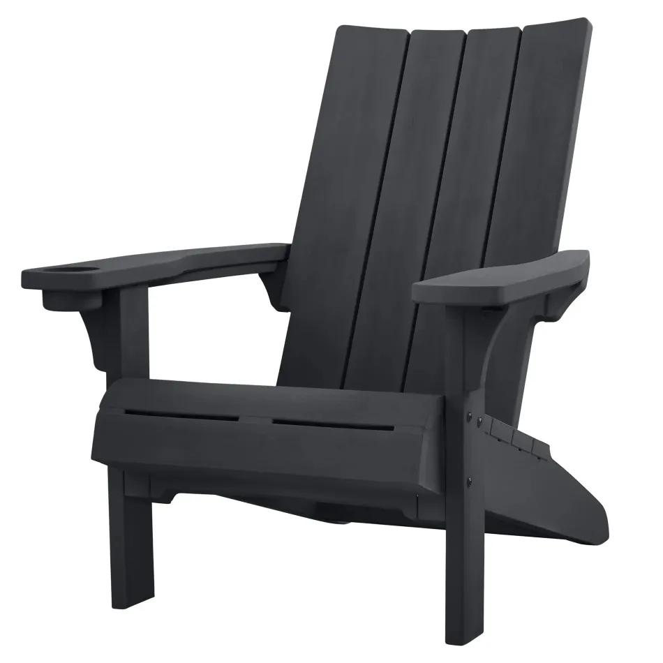 Discount Modern Adirondack Chair - Graphite Adirondack Chairs