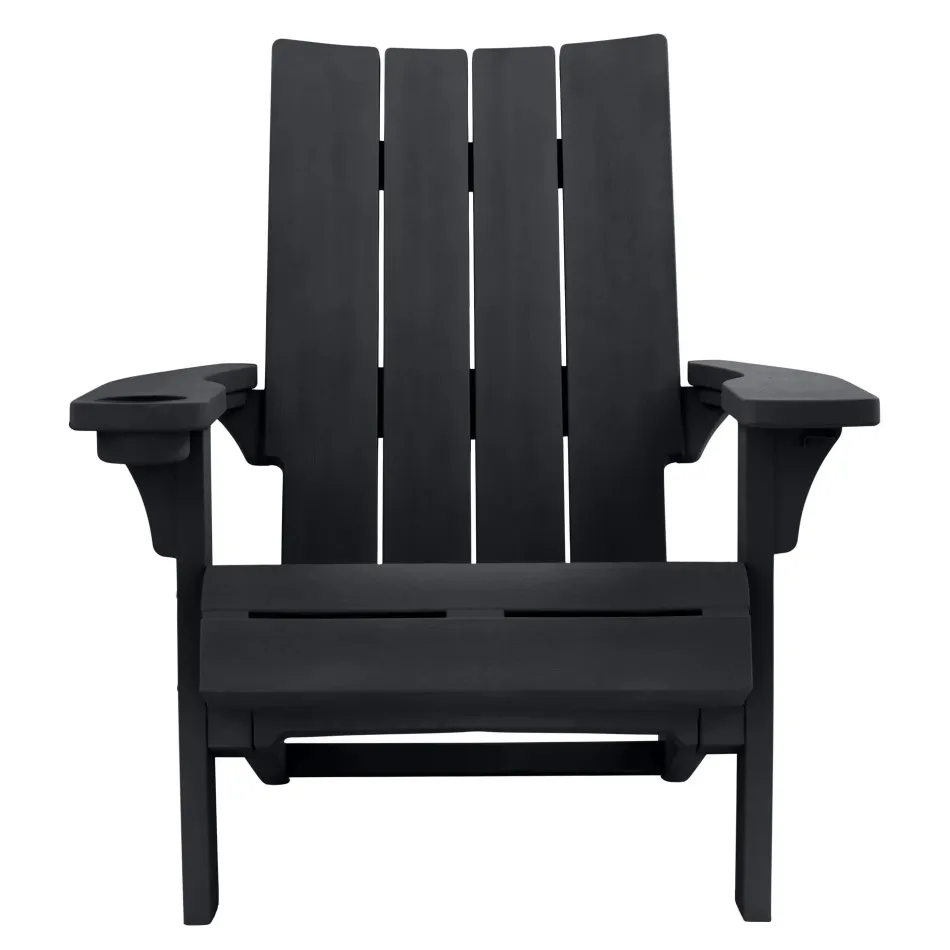 Discount Modern Adirondack Chair - Graphite Adirondack Chairs