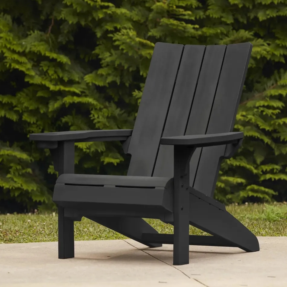 Modern Adirondack Chair - Black Adirondack Chairs