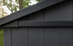 New Newton Plus 7.5x17 Storage Shed - Graphite Large Sheds