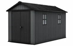 Clearance Newton Plus 7.5x13 Storage Shed - Graphite Large Sheds
