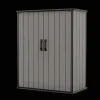 Discount Premier Tall Storage Shed - Grey Storage Cabinets & Shelving Units|Vertical Sheds