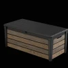Outlet Signature 120 Gallon Deck Box - Walnut Brown Large Deck Boxes