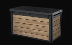 Online Signature 100 Gallon Deck Box - Ashwood Brown Small Deck Boxes