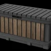 Sale Signature 92 Gallon Deck Box - Walnut Brown Small Deck Boxes