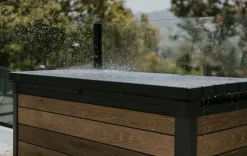 Best Signature 150 Gallon Deck Box - Walnut Brown Large Deck Boxes