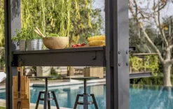 Hot Signature 8x6.5 Grill Gazebo - Ashwood Brown Gazebos