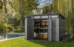 Online Signature 11x7 Storage Shed - Storm Grey Large Sheds