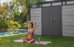 Online Signature 11x7 Storage Shed - Storm Grey Large Sheds