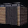 Outlet Signature 9x7 Storage Shed - Walnut Brown Medium Sheds