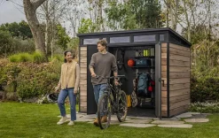 Outlet Signature 9x7 Storage Shed - Pine Brown Medium Sheds