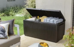 Outlet Springwood 80 Gallon Deck Box - Brown Small Deck Boxes