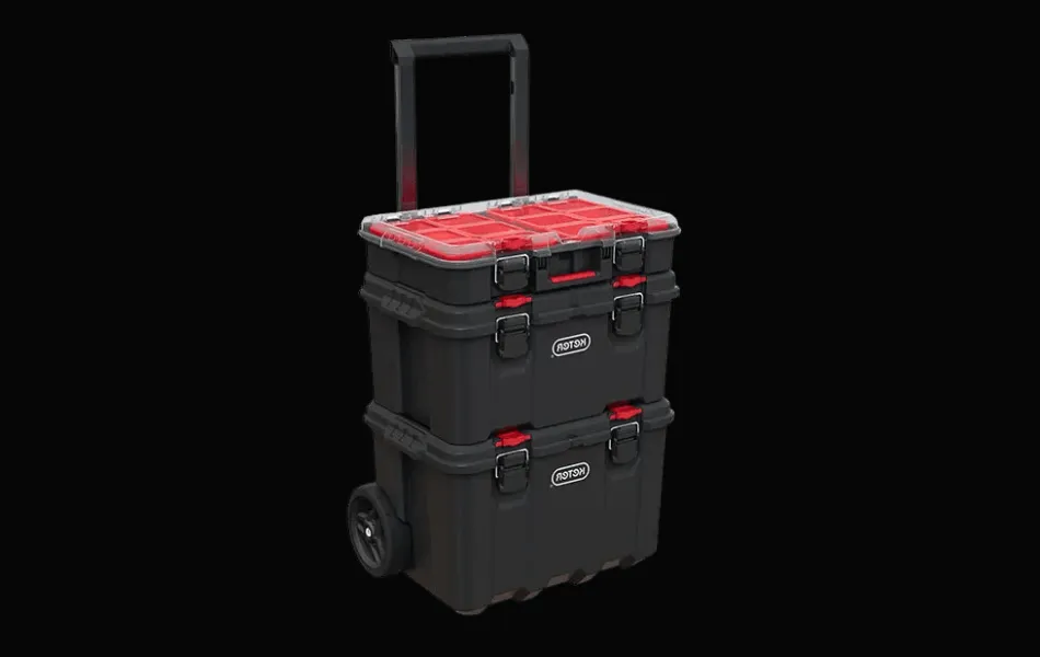 Stack & Roll Tool Storage System - Black Tool Storage