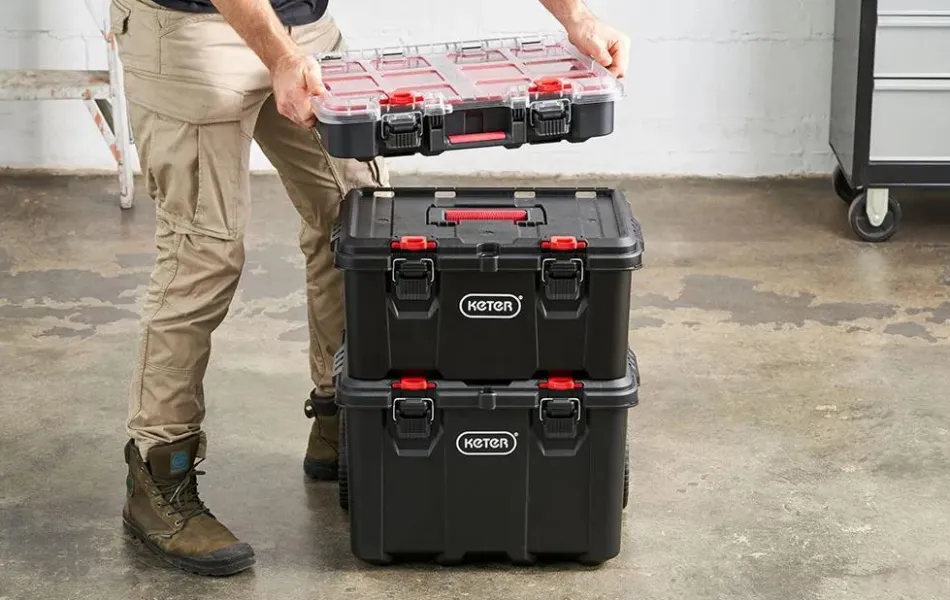 Stack & Roll Tool Storage System - Black Tool Storage