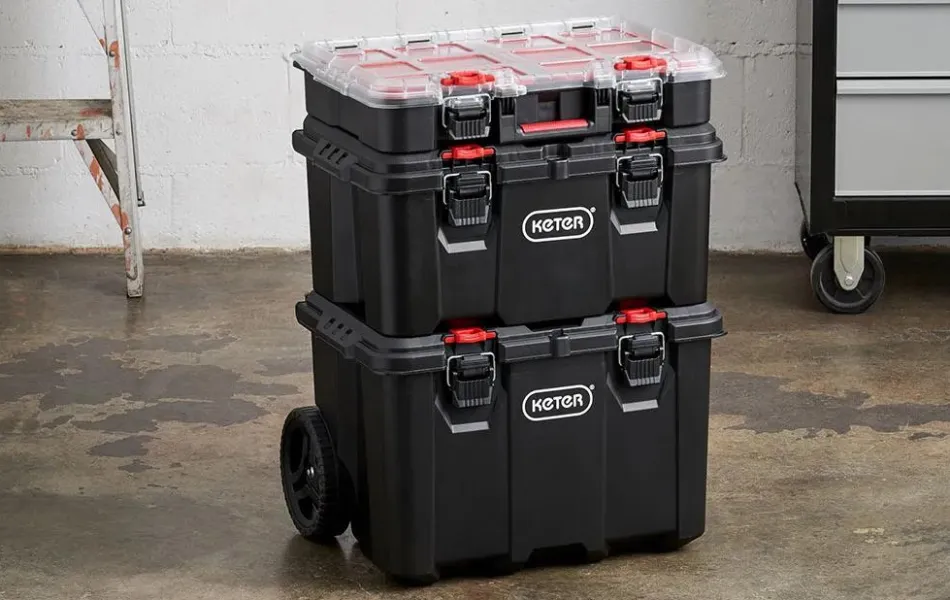 Stack & Roll Tool Storage System - Black Tool Storage