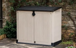 Sale Store-It-Out Midi Storage Shed - Brown Trash Can Storage Sheds|Horizontal Sheds
